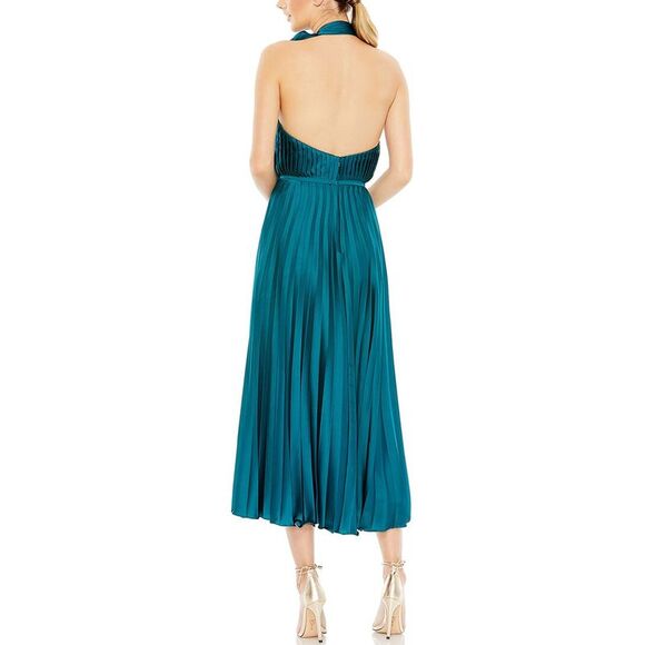 Mac Duggal Blue Mini Dress with Chic Design - Picture 2 of 3